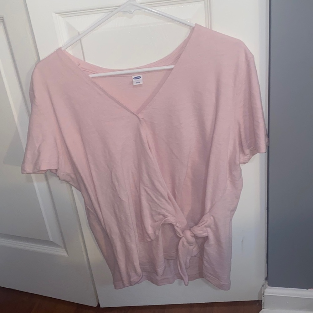 Pink Tied Shirt